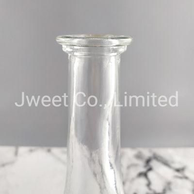 750ml Logo Engraved Tequila Bottle Crystal Glass Wine Tequila Bottle