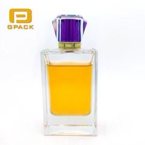 Gpack Airless Pump Bottles Wholesale Vintage Perfume Empty Bottles with Pump Purple Cap Where to Buy Empty Perfume Bottle