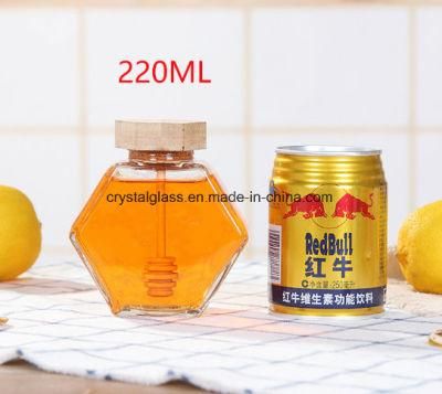 High-End Sealed Glass Jar New Arrival Honey Jar/ Honey Pot