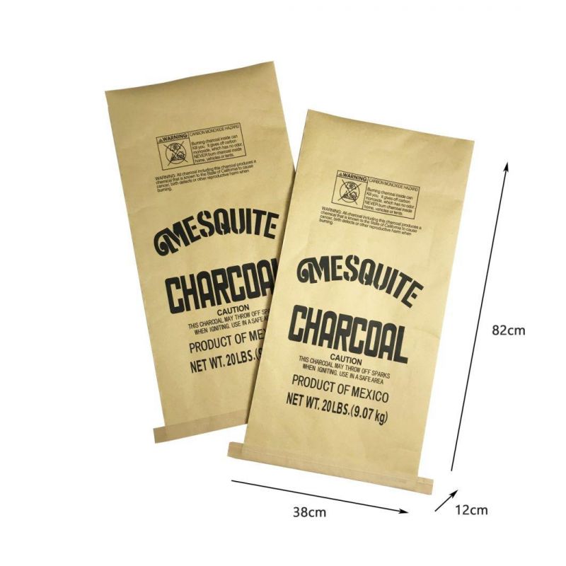 Barbecue Charcoal PP Bag Kraft Paper with PP Woven Bag