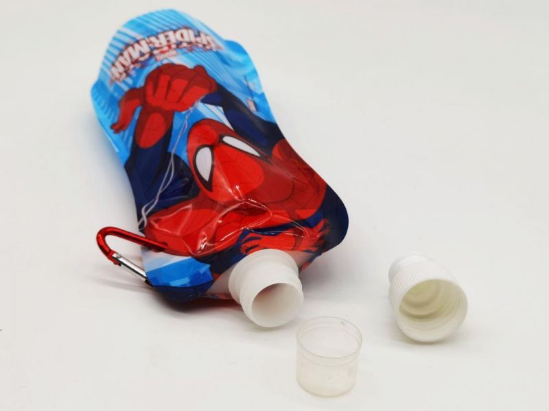 Stand up Spout Pouch with Hook for Beverage Packaging