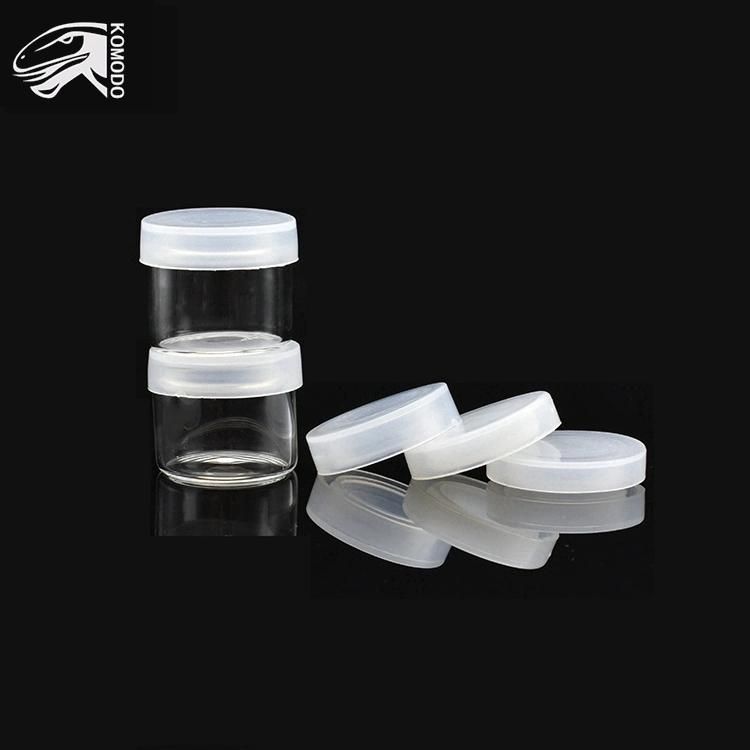 China Supplier Food Grade Latest 6ml Clear Glass Jar