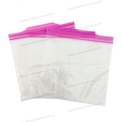 Double Zipper Bag Reusablegallon PE Food Storage Ziplock Bag