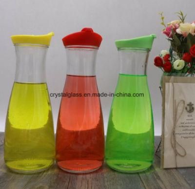 1000ml Milk Glass Bottle with Plastic Cap