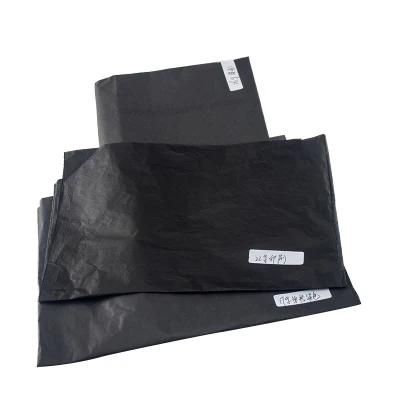 Wholesale High-End Quality 22GSM Blank Black Wrapping Tissue Paper