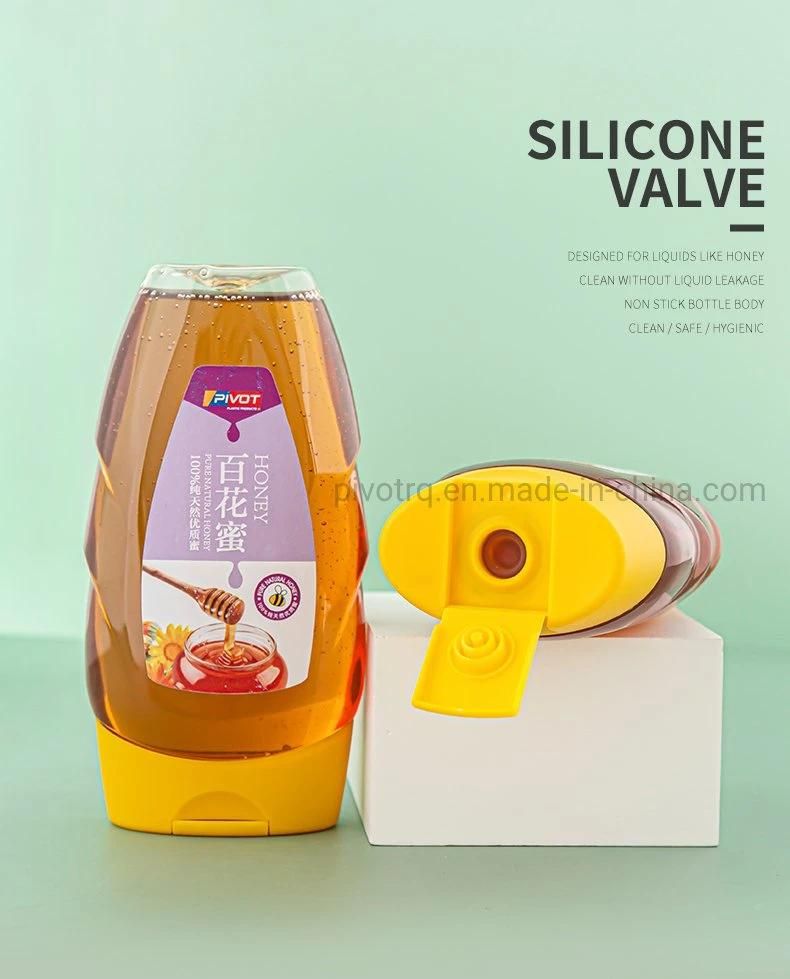 465g Food Grade Pet Honey Squeeze Bottle for Packing Honey Syrup