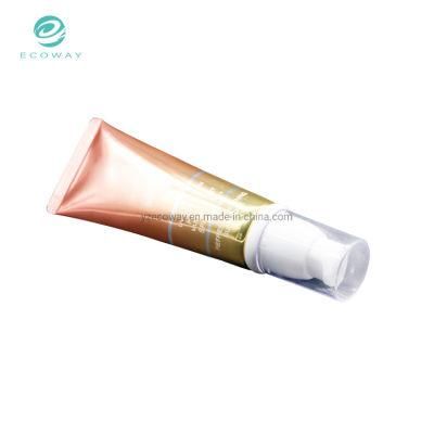 Sunscreen Lotion Cream Container Cosmetic Tube with Airless Pump Packaging