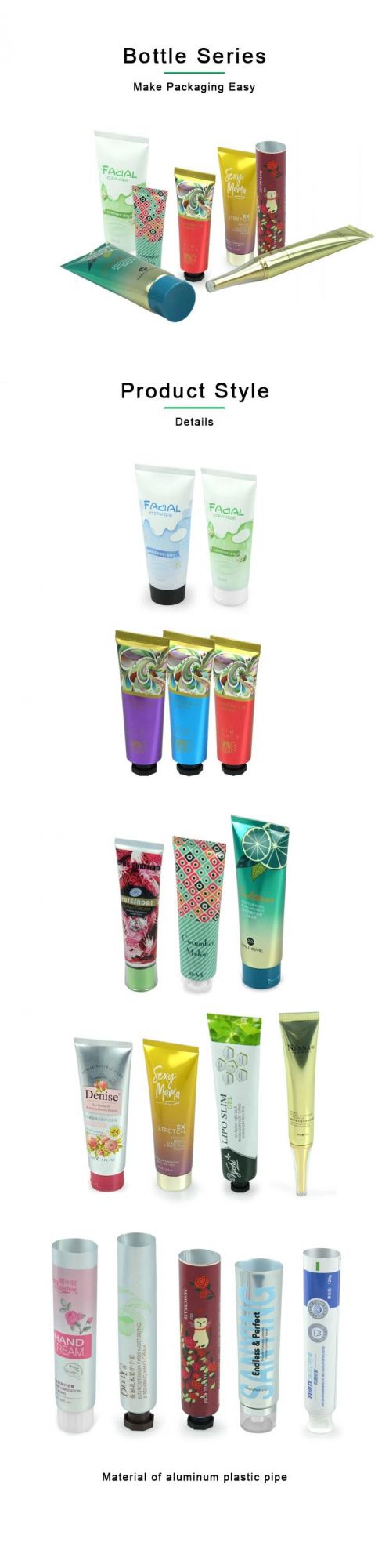 100g Aluminium-Plastic Packaging Abl Tube with Pump Bb Cream Container