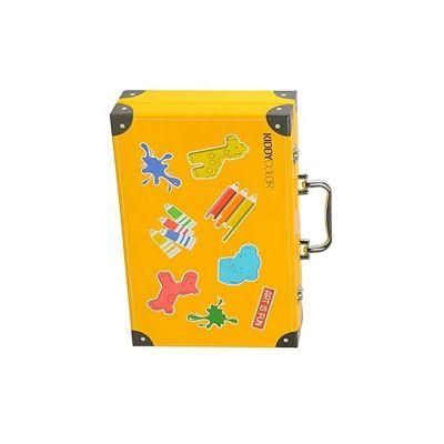 Colorful Congurated Cardboard Kids Suitcase Box