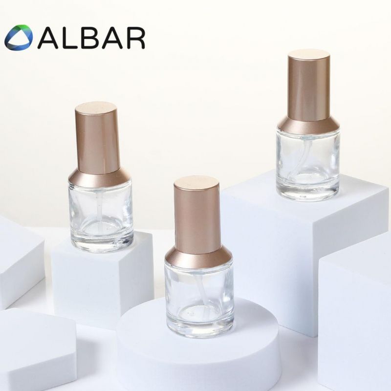 Rose Gold Serum Face Oil Lotion Glass Bottles with Press Pump Caps