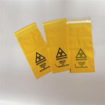 Red Medical Large Autoclave Plastic Biohazard Garbage Bag for Hospital Waste