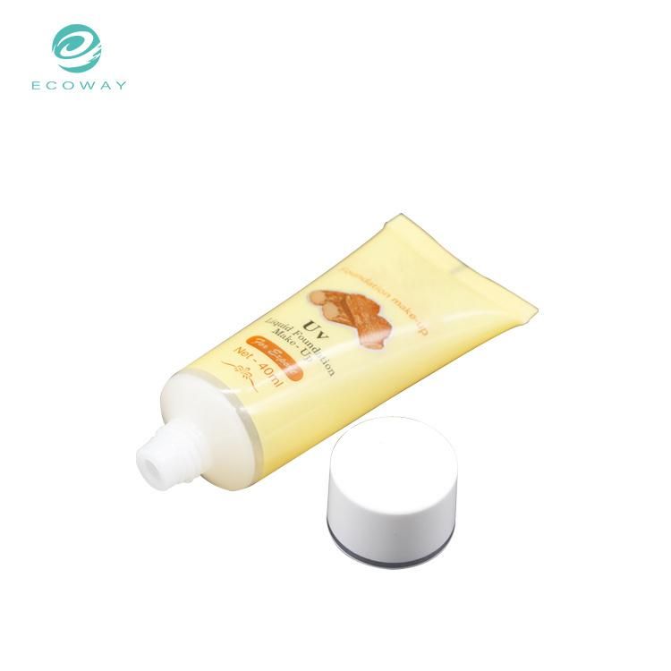 Makeup Cream Plastic Packaging Empty Cosmetic Tube