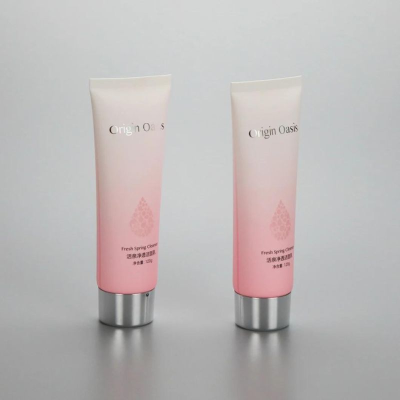 Useful Cosmetic Body Lotion Plastic Tube with Stainless Massage Roller