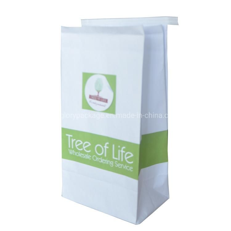 Custom Logo Printing White Disposable Vomit Airsickness Paper Bags