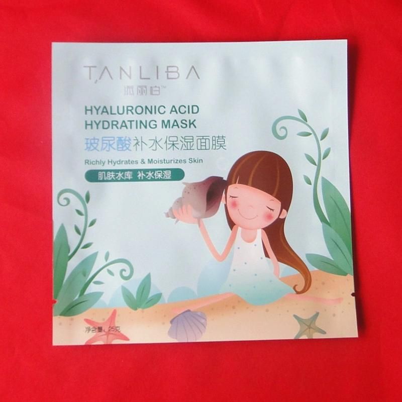10 Colors Printing Three Side Face Mask Packaging Bag