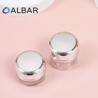 Flat Shoulder Round Bottom Set Glass Bottles for Lotion Emulsion Serum Cream