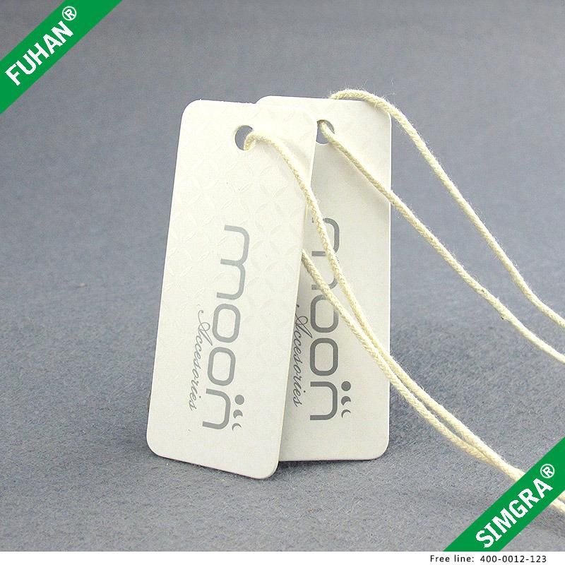 Die Cut Round Corner Clothing Hang Tags