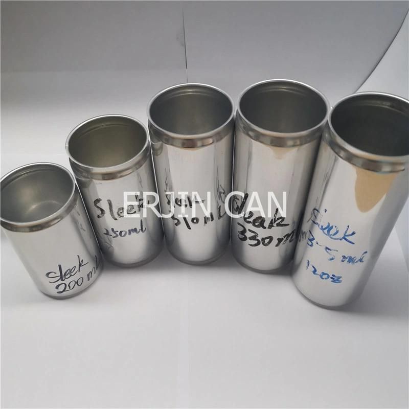 250ml Aluminum Slim Cans for Coffee Drinks Packaging