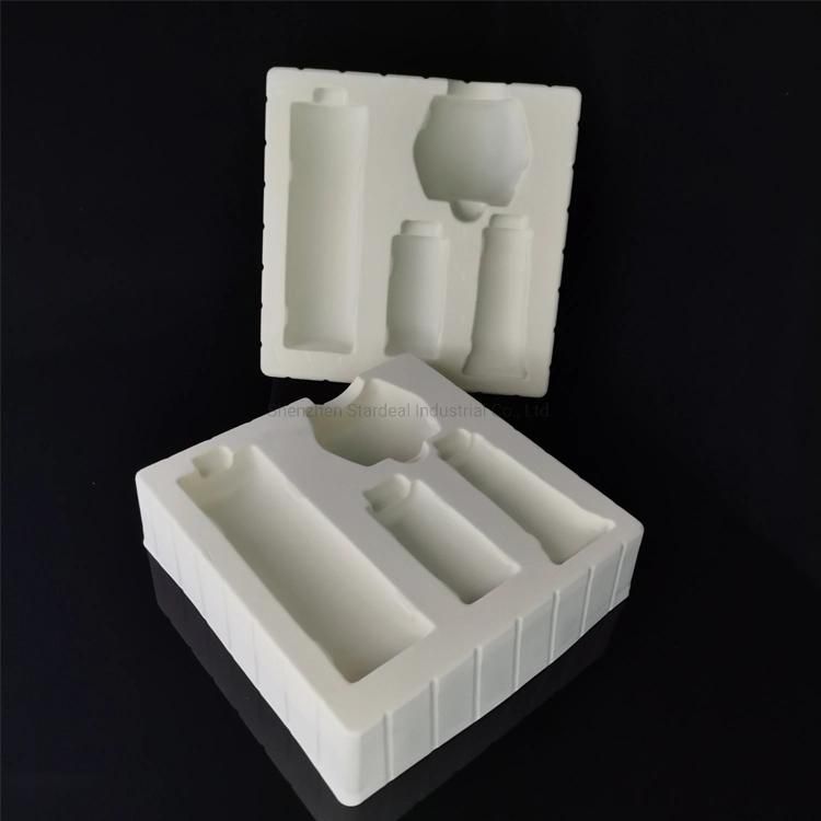 Custom PS PVC Flocking Blister Plastic Tray for Cosmetic Product Packaging