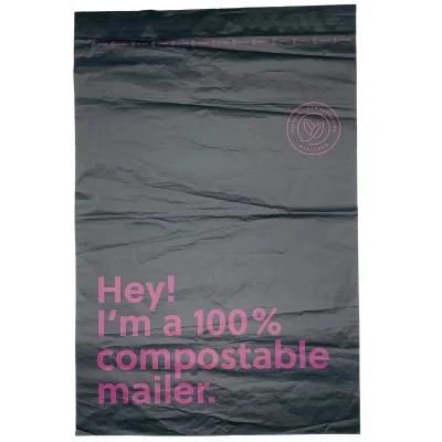 Wholesale Eco Plant Biodegradable Polymailer Mail Mailing Polybag Custom Large Compostable Clothing Packaging Poly Mailers Bags