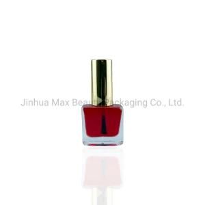 Matallic Gold Nail Polish Cap and Nail Polish Bottle