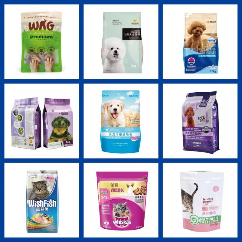 Colorful Packaging Plastic Pet Food Bags