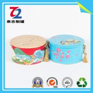 Metal Can Round Chocolate Cream Biscuit Tin Boxes