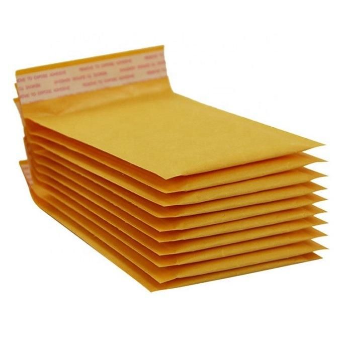 Wholesale Matte Yellow Envelope Poly Air Bubble Courier Bag for Packaging