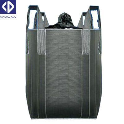 China 1000kgs FIBC Laminated Woven 1 Ton PP Jumbo Bulk Big Bags for Mining Resin Silicon