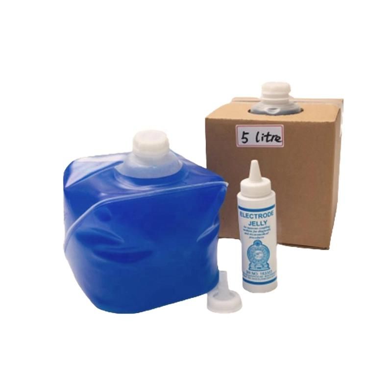 1.25 Gallons Ultrasound Gel Liquid Container 5L Cubitainer with Tap