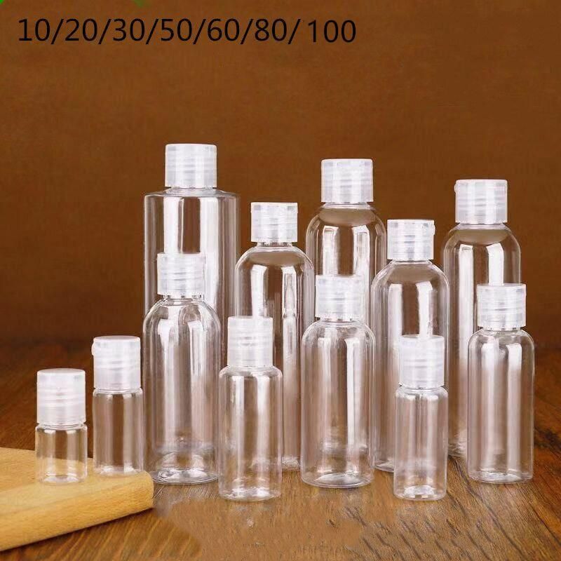 High Quality Transparent Flip Top Bottle Cap for 60ml 100ml Squeeze Pet Plastic Bottle