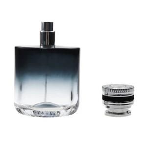 Glass Perfume Bottle Complete Set Wholesale 100ml Cylindrical Spray Bottle Empty Bottle