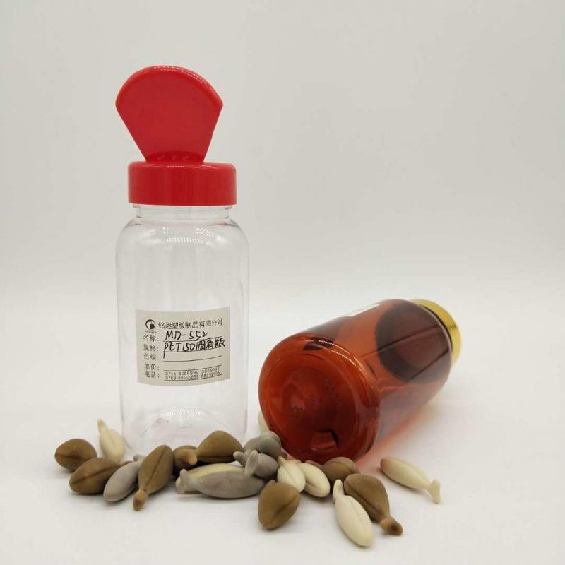 Pet Bottle 150ml Round Shoulder Bottle for Capsules