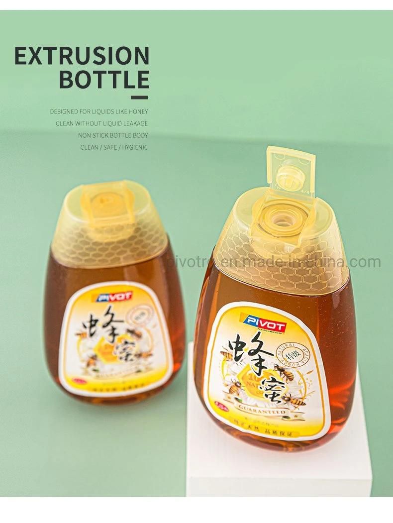 500g Honey Packaging Bottle with Silicone Valve for Honey Jam Syrup