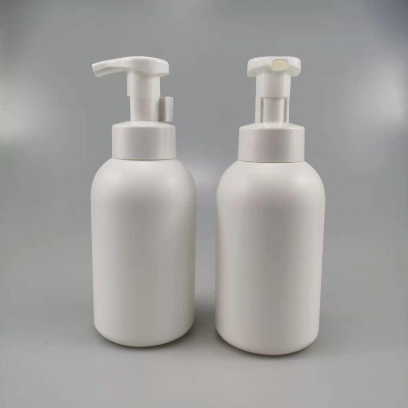 300ml 500ml Round HDPE Foam Dispenser Pump Bottle Handwash Soap Foam Bottle