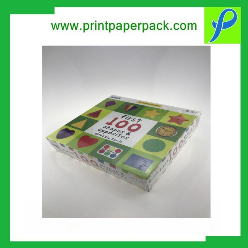 Custom Printed Children Puzzle Card High Quality Retail Packaging Box Gift Paper Packaging Playing Card Box