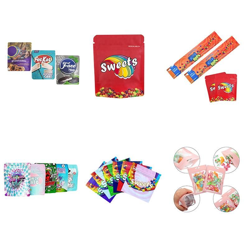 High Quality Zipper Stand up Pouch Candy Bag