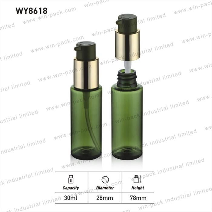 Manufacturer Cosmetic Sell Plastic Aluminum Collar Bottle Cream Packing 30ml