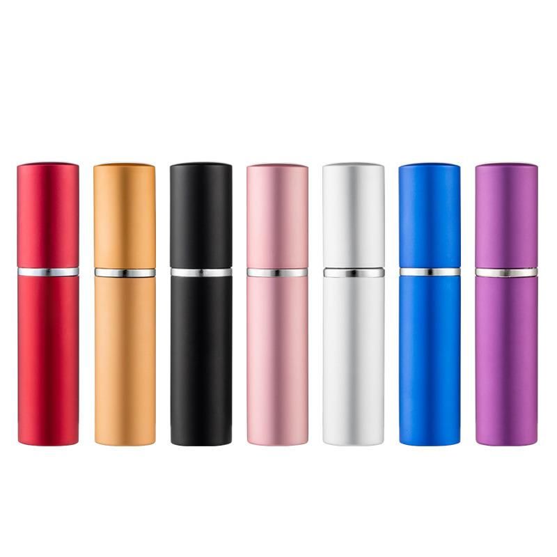 Wholesale Mini Matte 5ml Aluminium Perfume Bottle Refill 10ml Spray Bottle