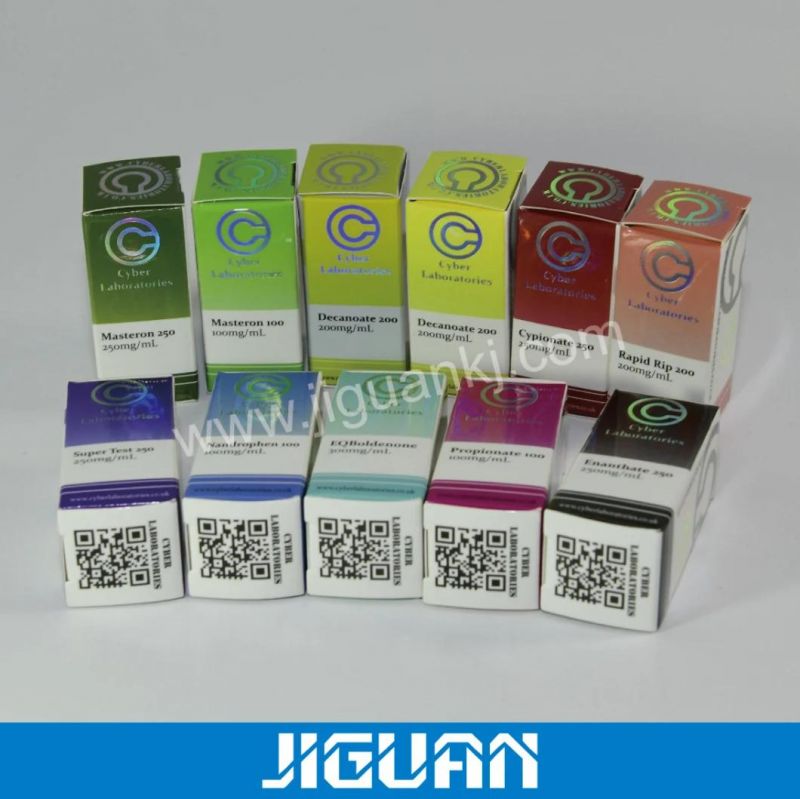 Custom Hologram Pharmaceutical Paper Packaging Box for Bottle