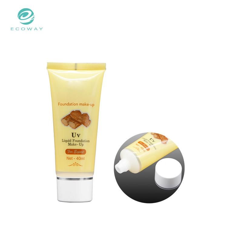 Makeup Cream Plastic Packaging Empty Cosmetic Tube