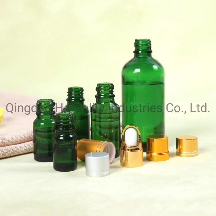 5ml-100ml Green/Blue Essential Oil Perfume Glass Bottles
