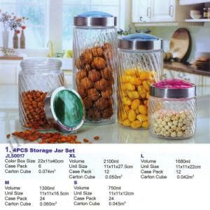 Clear Storage Glass Jar Good Quality