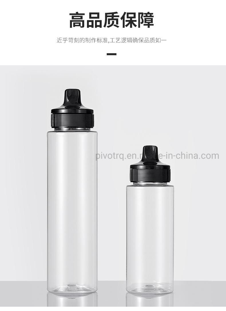 350g Plastic Honey Bottle with Silicone Valve Cap for Packing Honey Syrups