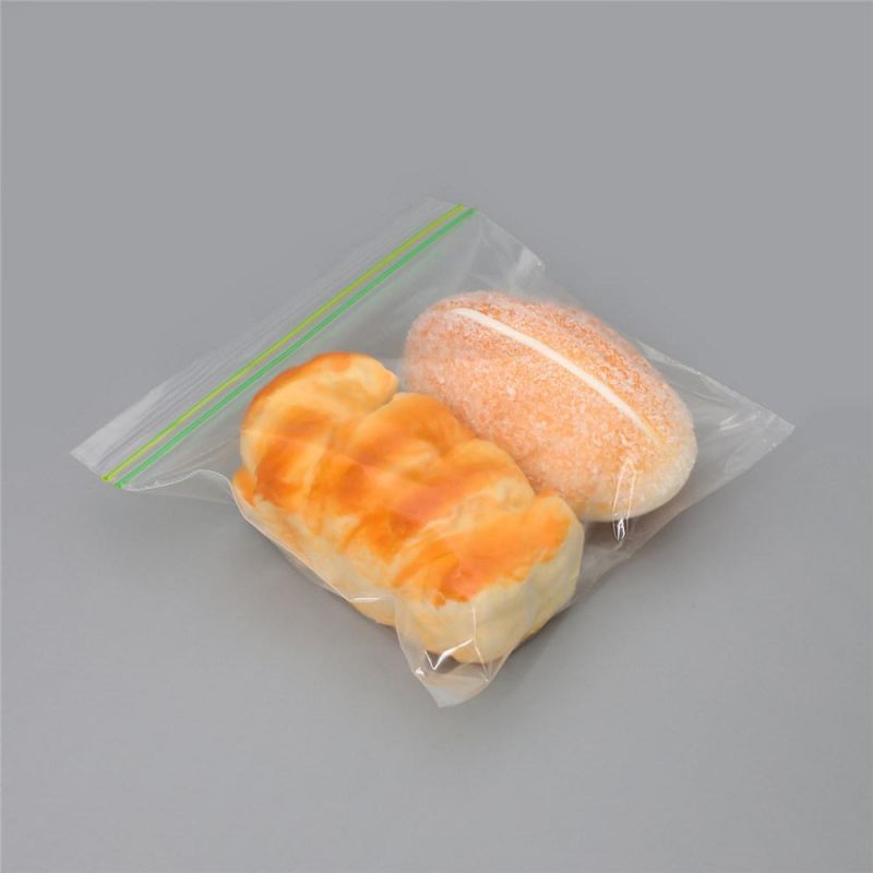 LDPE Transparent Sandwich Size Zip Lock Packaging Bags