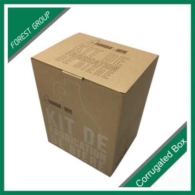 Natural or Brown Color Corrugated Box, Custom Shipping Box