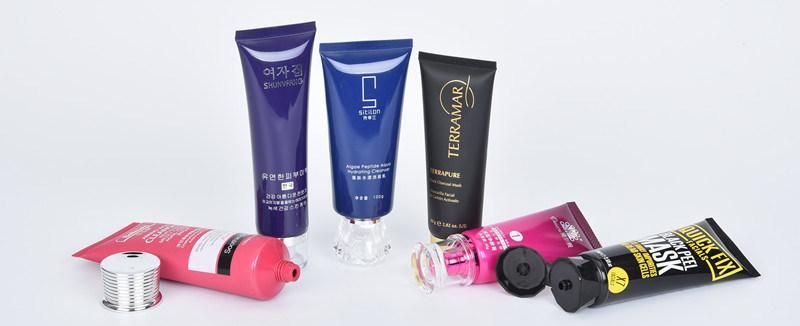 Custom Skincare Packaging Empty Post Cosumner Recycle Plastic Cosmetic Tube