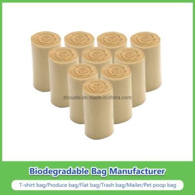 PLA+Pbat/Pbat+Corn Starch Biodegradable Bags, Compostable Bags, Garbage Bags for Supermarket