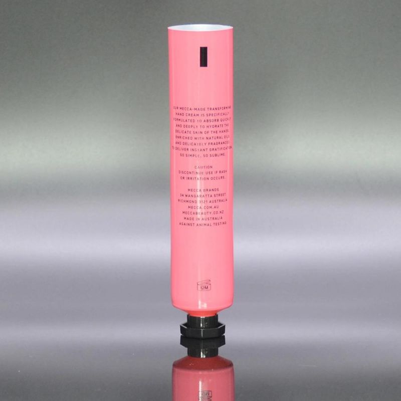 Aluminum Plastic Empty Hand Cream Tube Container with Octagon Cap