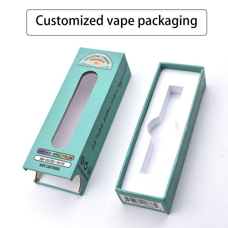 Custom Slide Box Vape Cartridge Packaging Box with High Quality